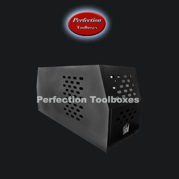 black half dog ute box