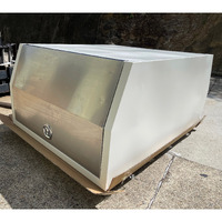 1400 long two tones marine grade white powder coated body flat aluminium part Ute tray canopy