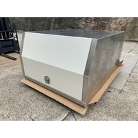 1400 long two tones marine grade white powder coated door flat aluminium part Ute tray canopy
