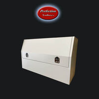 White Powder Coated 3/4 Open Door 1500x600x850 Tool Box