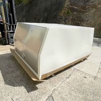 1100 long two tones marine grade white powder coated body flat aluminium part Ute tray canopy