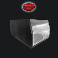 Two tones marine grade black powder coated body flat aluminium 1200 long part ute tray canopy