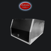 1400 long two tones marine grade black powder coated door flat aluminium part ute tray canopy