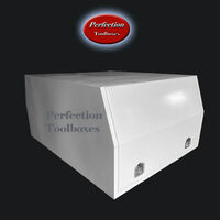 Marine grade white powder coated flat aluminium part ute tray canopy