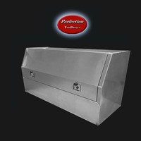 3/4 Open Door 1700x600x850 Flat Plate Aluminium Ute Tool Box