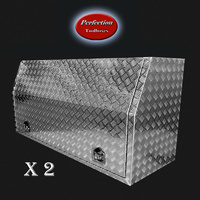 Full Open Door 1800x530x820 Aluminium Ute Tool Boxes