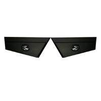Black powder coated under body tool boxes 900x200x420