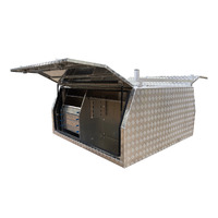 Aluminium checker plate dual cab Ute canopy