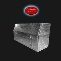 Aluminium toolbox 1700x600x850 with 3 drawers