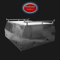 Dual cab canopy checker plate aluminium