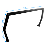 Ute tray rear rack - Black
