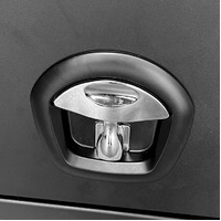 Black Chrome Whale Tail Lock
