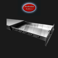 Flat aluminium under Tray Drawer